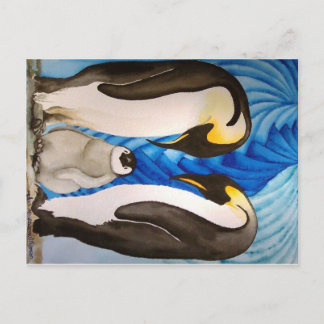 Pinguine Postkarte