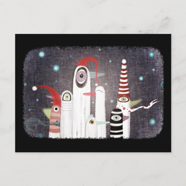 Pinguine Postkarte (Vorderseite)