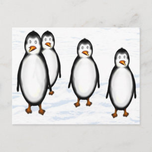Pinguine Postkarte