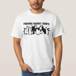 Pinguine protestieren gegen Zölle Funny Pinguin Ta T-Shirt