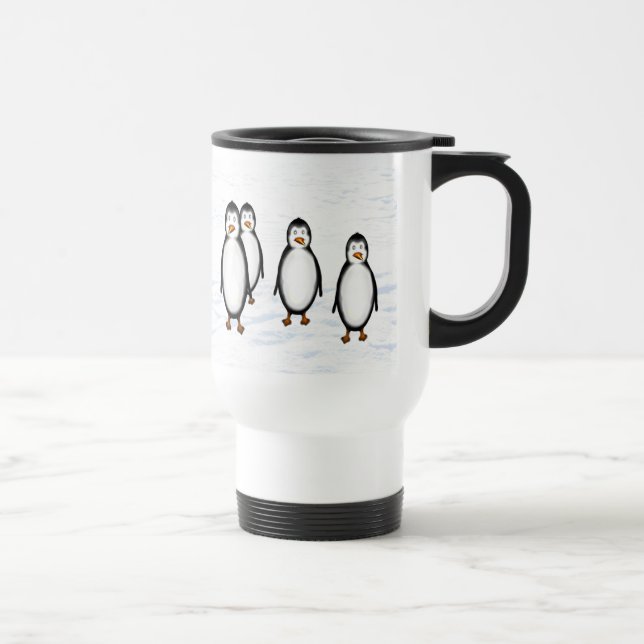 Pinguine Reisebecher (Rechts)