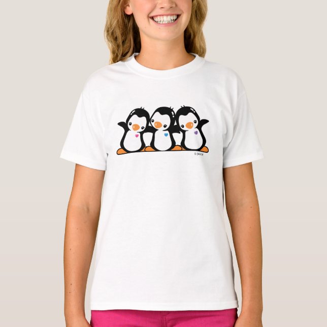Pinguine T-Shirt (Vorderseite)