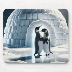 Pinguine tanzen langsam von Iglu Mousepad