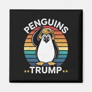 Pinguine Trump Lustig Widerstehen Protest Design Magnet
