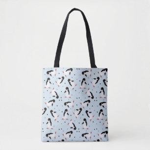Pinguine überall in der Print Tote Bag