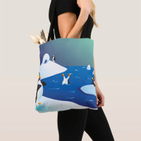 Pinguine und Eis