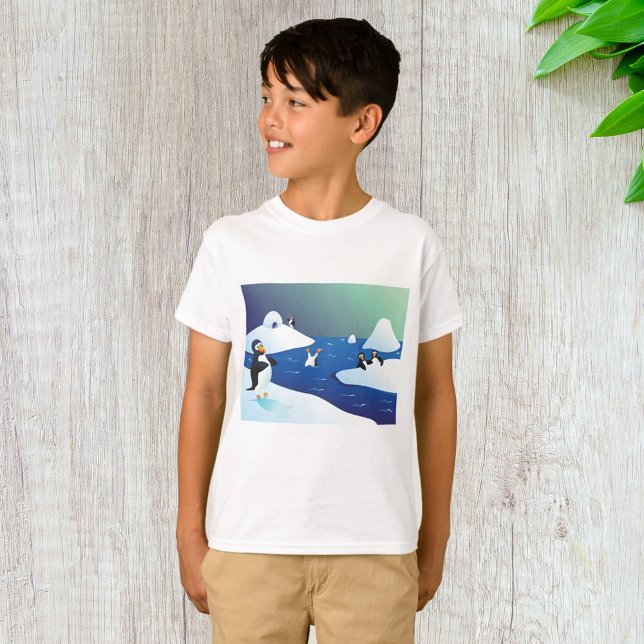 Pinguine und Eis T-Shirt (Von Creator hochgeladen)