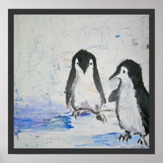 Pinguine von Sarah Harris Art Print Poster
