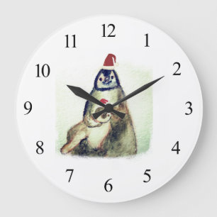 Pinguine Wall Clock Große Wanduhr