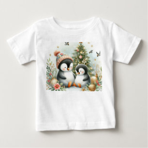 Pinguine Weihnachten Baby T-shirt