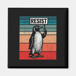 Pinguine widerstehen Trump-Zöllen lustig Magnet