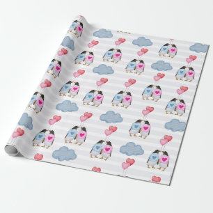 Pinguine Wrapping Paper Geschenkpapier