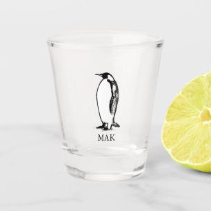 Pinguinempervogel Schnapsglas