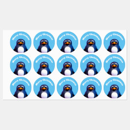 Pinguinetikett Etiketten
