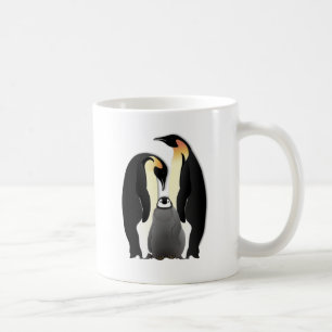 Pinguinfamilie Tasse