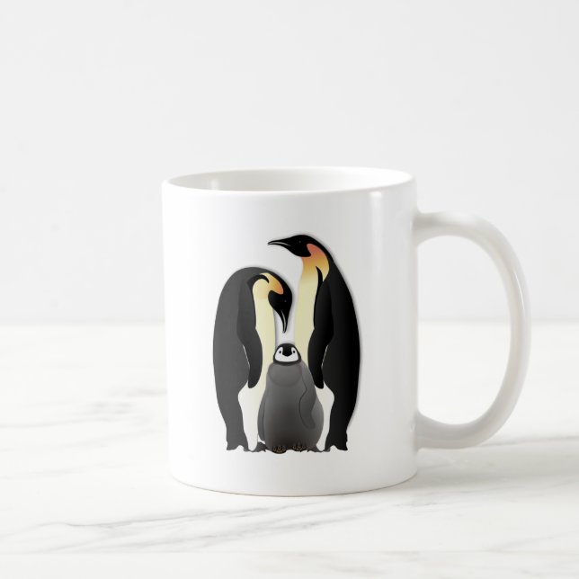 Pinguinfamilie Tasse (Rechts)