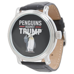 Pinguinflossen hoch Widerstehen Pinguinen gegen Tr Armbanduhr