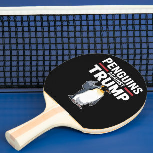 Pinguinflossen hoch Widerstehen Pinguinen gegen Tr Tischtennis Schläger