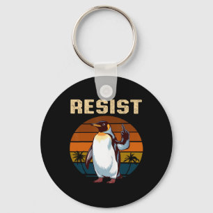 Pinguinflossen rauf wehren sich lustige Pinguine g Schlüsselanhänger