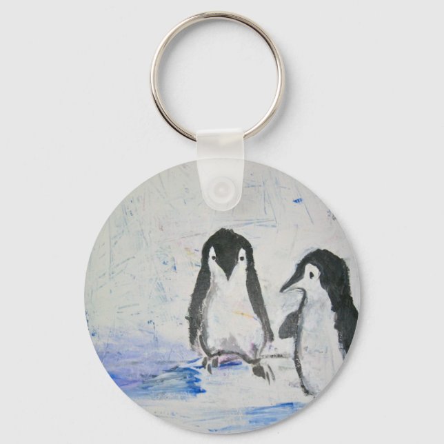 Pinguinfreunde Schlüsselanhänger (Vorderseite)