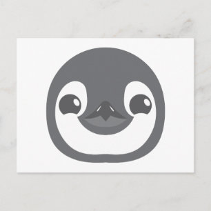 Pinguingesicht Postkarte