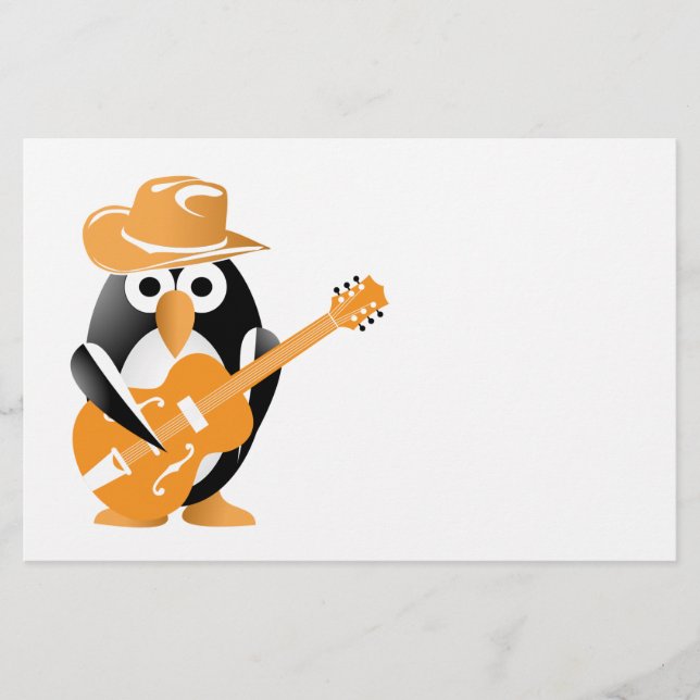 Pinguingitarrist Flyer (Vorne)