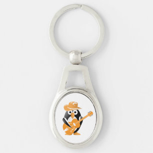 Pinguingitarrist Schlüsselanhänger