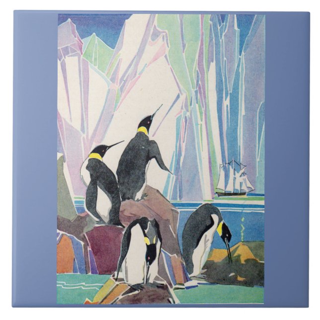 Pinguinland Fliese (Vorderseite)