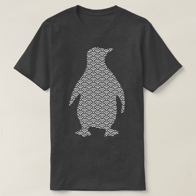 Pinguinmuster T-Shirt (Design vorne)
