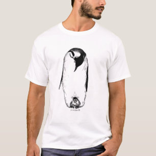 Pinguinmutter und -küken T-Shirt