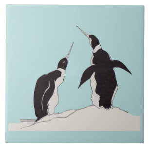 Pinguinpaar Fliese