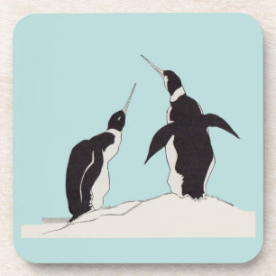 Pinguinpaar Untersetzer