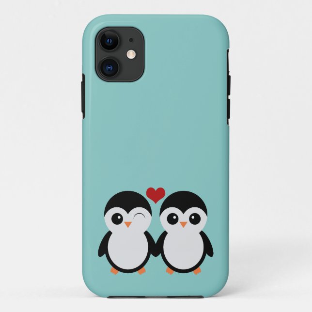 Pinguinpaare iPhone 5 Fall Case-Mate iPhone Hülle (Rückseite)