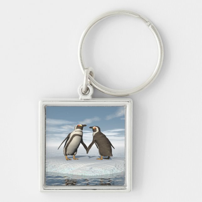 Pinguinpaare Schlüsselanhänger (Vorne)