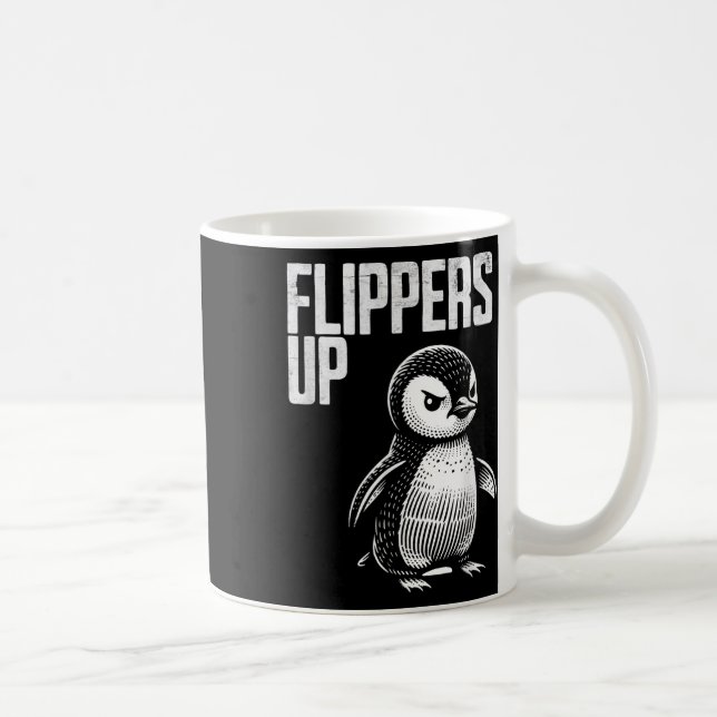 Pinguinresistenz subtil Anti-Protest Kaffeetasse (Rechts)