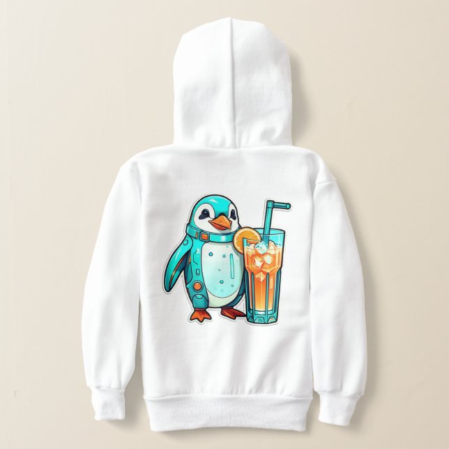 Pinguin's Aqua Sips Hoodie (AblageHinten)