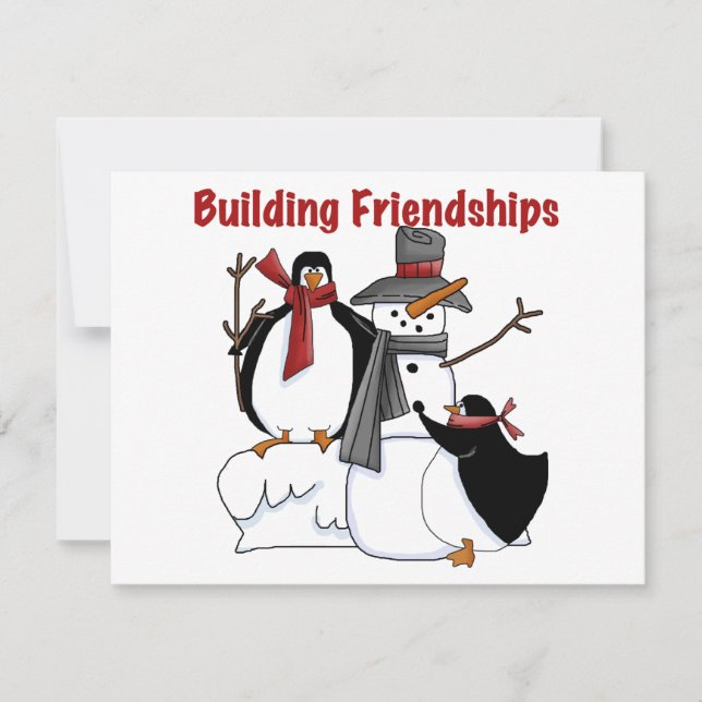 Pinguins Gebäude Freundschaftskleidung - Geschenke (Vorderseite)