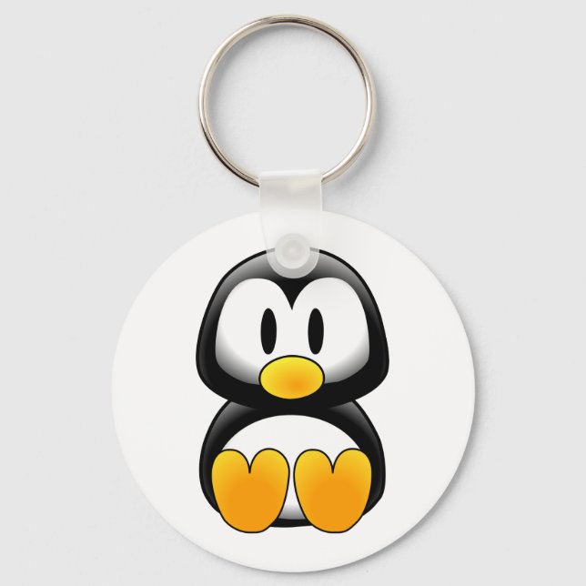 Pinguintux-Bild Schlüsselanhänger (Vorderseite)