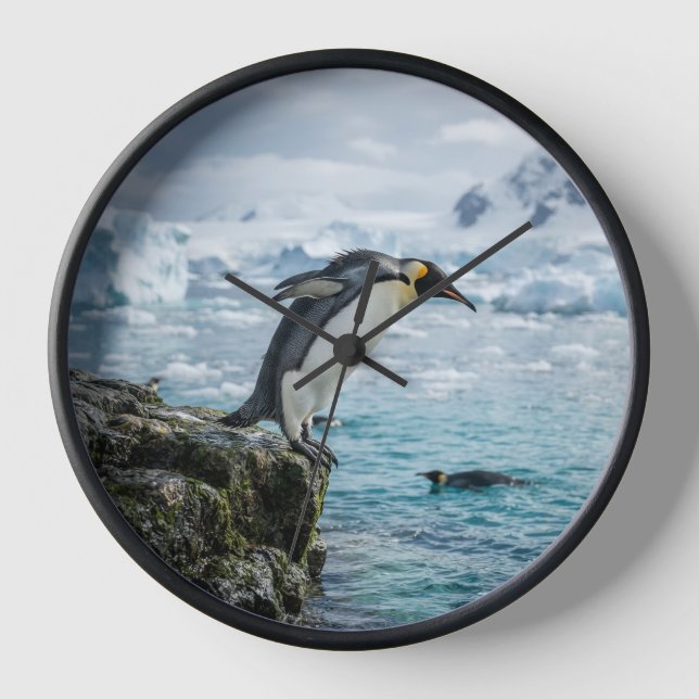 Pinguinuhr Uhr (Vorderseite)