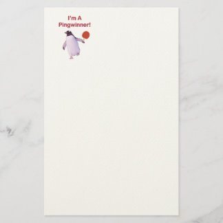 Pingwinner Ping Pong Briefpapier