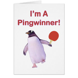 Pingwinner Pinguin-Klingeln Pong