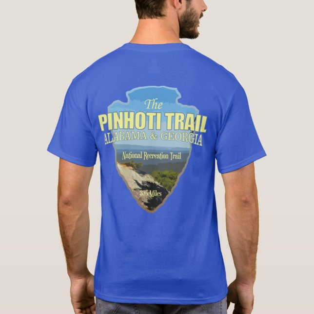 Pinhoti-Pfad (Pfeilspitzen) T-Shirt (Rückseite)