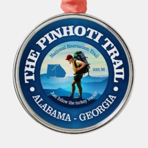 Pinhoti Trail (C) Ornament Aus Metall