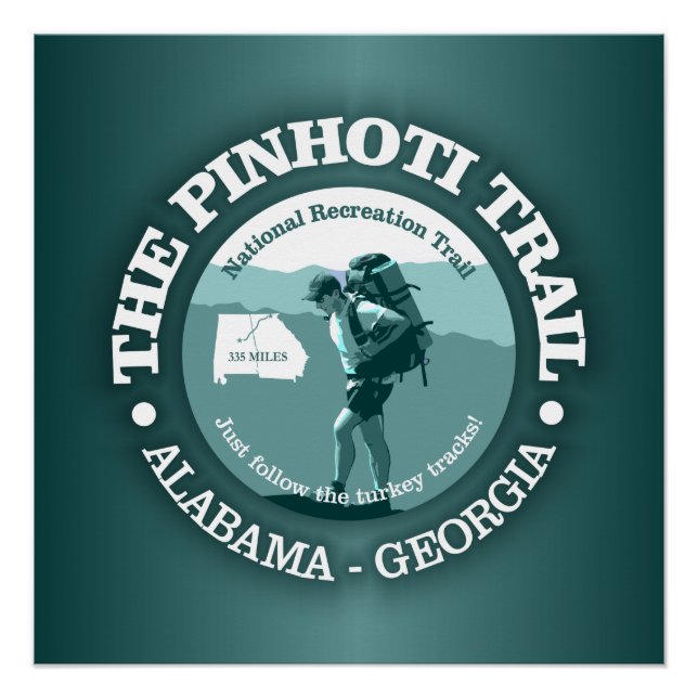 Pinhoti Trail Poster (Vorderseite)