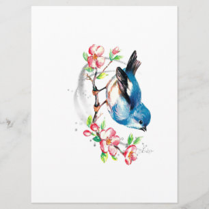 Pinien an der Leinwand am Meer Menükarte