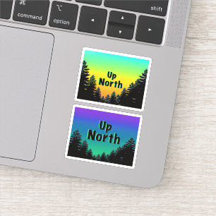 Pinienbäume Silhouette - erkunden Sie die herrlich Aufkleber