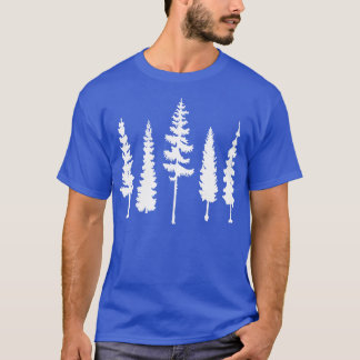 Pinienbäume Silhouette T-Shirt