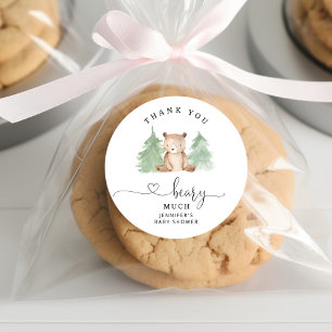 Pinienbäume Vielen Dank für Ihr Interesse Runder Aufkleber