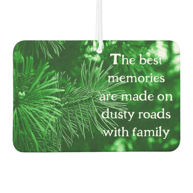 Pinienlandschaft ergänzen Ihr Angebot Autolufterfrischer (Vorderseite)