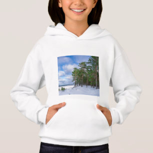 Pinienwald an der Küste Lettlands Hoodie